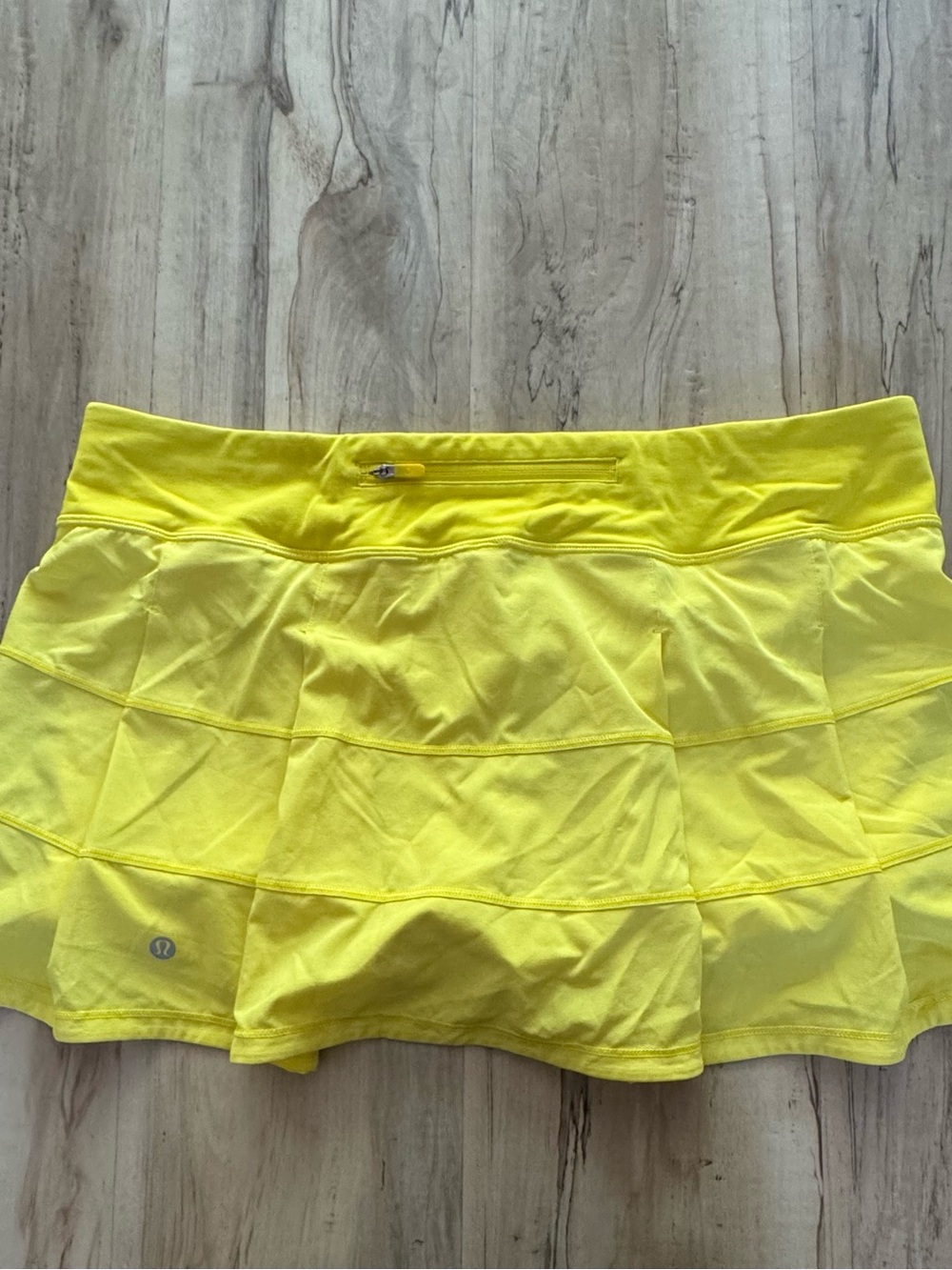 lululemon athletica Bright Yellow Layered Skater Skirt